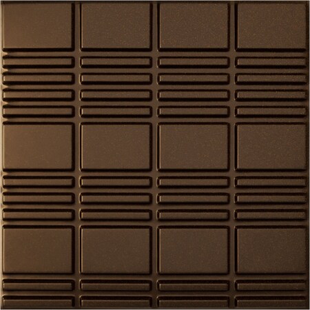 Ekena Millwork 19 5/8in. W x 19 5/8in. H Stacked EnduraWall Decorative 3D Wall Panel Covers 2.67 Sq. Ft. WP20X20SDCAB